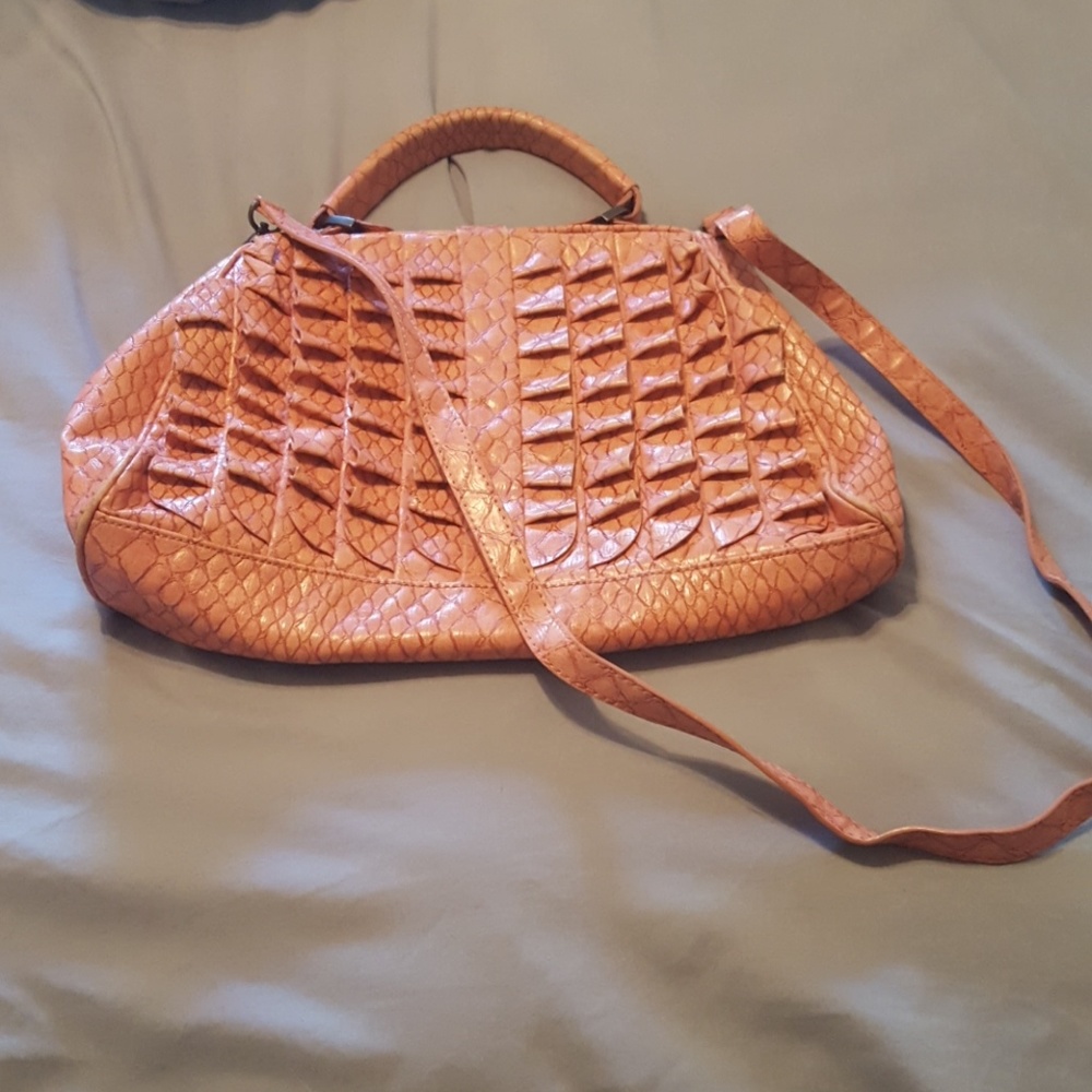Jessica Simpson coral pink purse